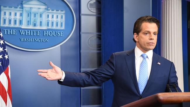 Former White House communications director Anthony Scaramucci. Picture: AFP