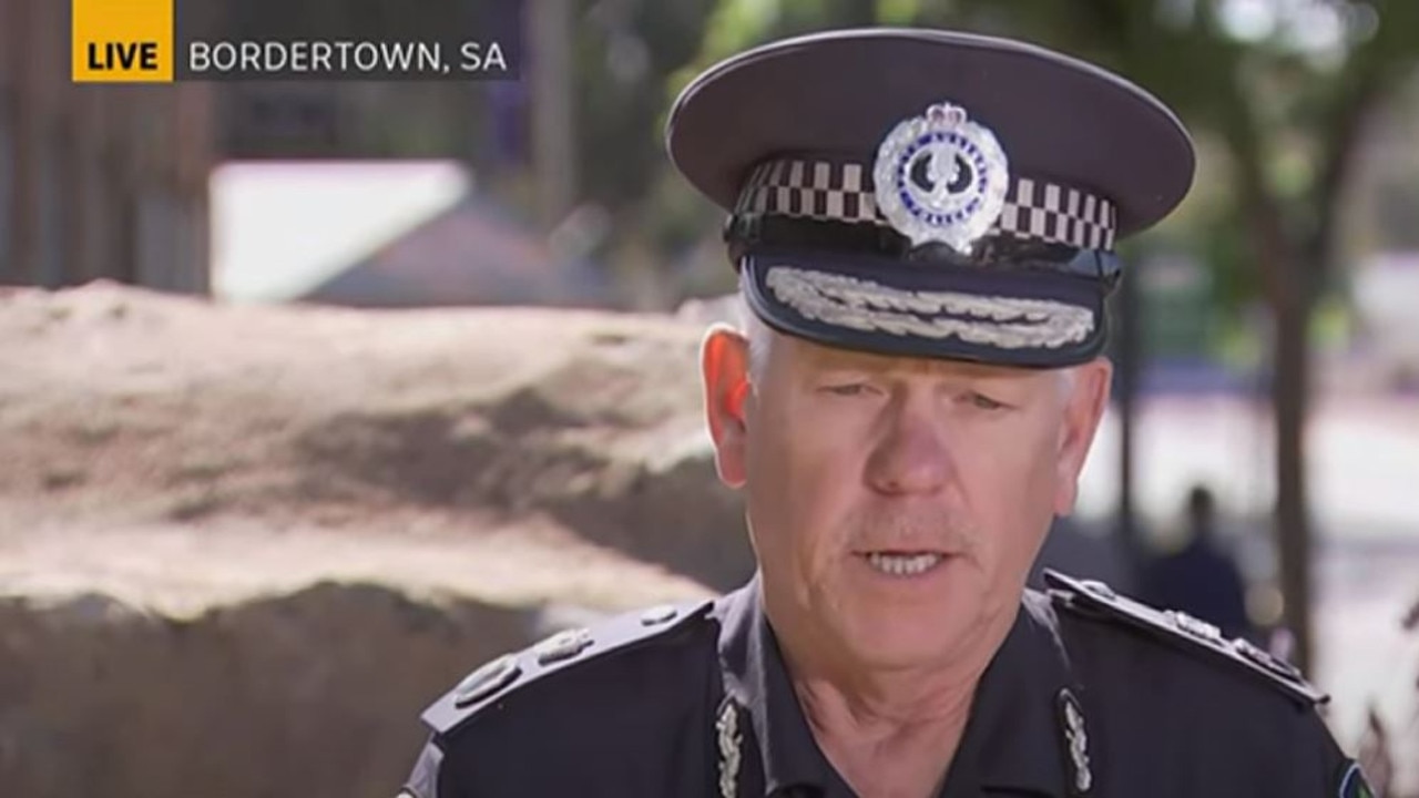 Commissioner Grant Stevens said it was a ‘devastating day’ for police. Picture: ABC