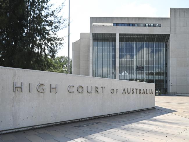 The High Court of Australia in Canberra. Picture: NCA NewsWire/Martin Ollman