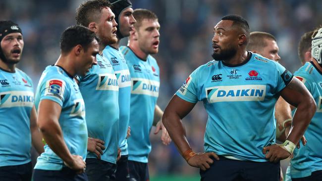 SYDNEY, AUSTRALIA — JUNE 08: Sekope Kepu of the Waratahs looks on during the round 17 Super Rugby match between the Waratahs and the Brumbies at Bankwest Stadium on June 08, 2019 in Sydney, Australia. (Photo by Cameron Spencer/Getty Images)