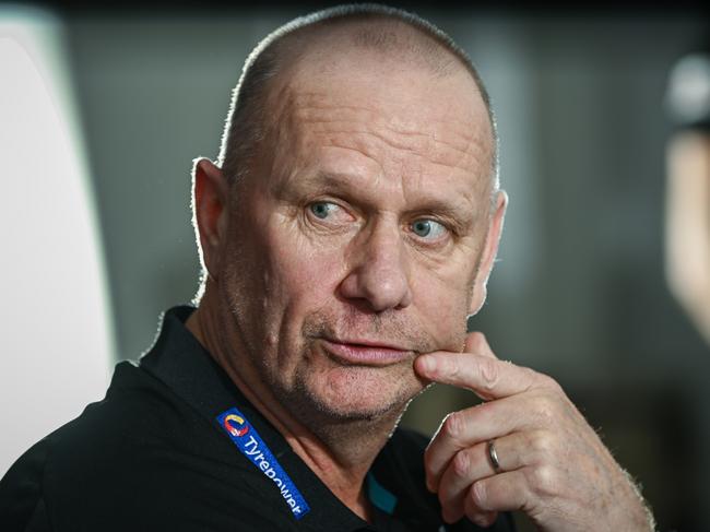 Ken Hinkley’s time as Port Adelaide coach will end after this season. Picture: Mark Brake/Getty Images