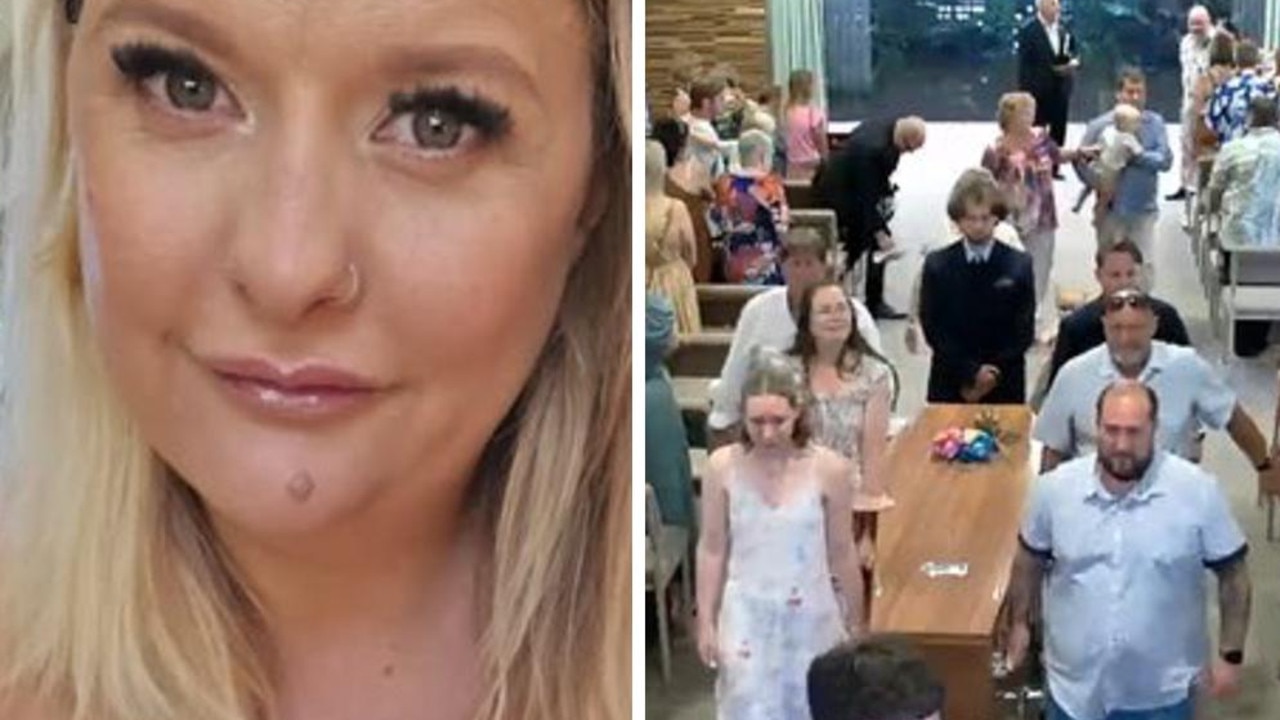 ‘Fly on my angel’: Friends, family share memories, tears at loving mum’s funeral