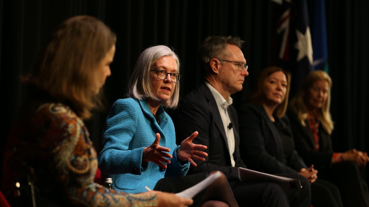 Ms Chester at the ASIC Annual Forum 2022 at the Hilton in Sydney. Picture: Britta Campion / The Australian