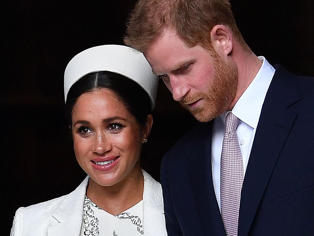 Prince Harry, Duke of Sussex (R) and Meghan are busy after having been made president and vice president of the Queen’s Commonwealth Trust. Picture: AFP