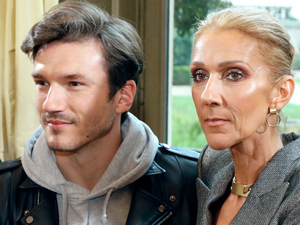 Canadian singer Celine Dion (R) and Spanish dancer Pepe Munoz (L). Picture: AFP