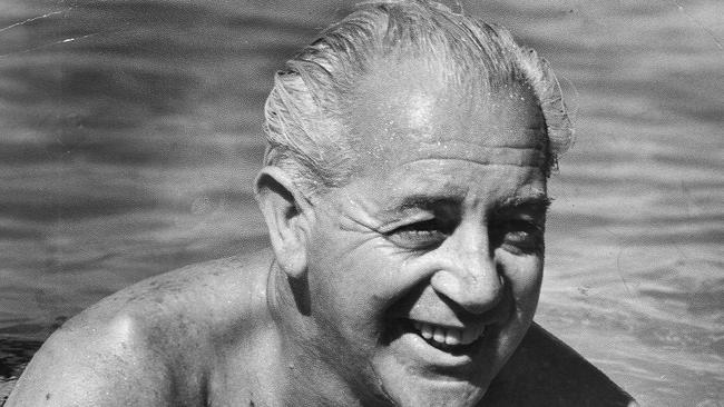 Harold Holt swimming in 1966.