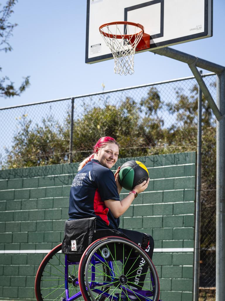 Wheelchair basketballer Charlotte Barber.