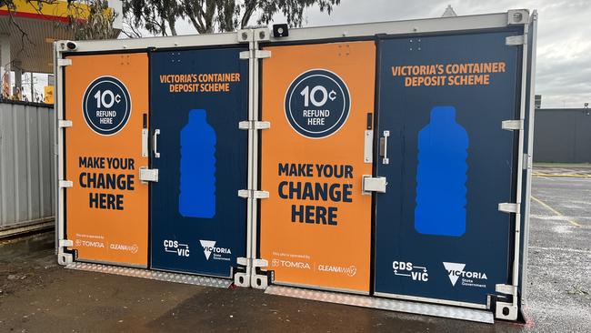 The Tottenham CDS site will process up to 20 tonnes of bottles as part of a circular economy and will source material from 180 sites across the northwest including one deposit site at West Gate Fitness, Altona North. Picture: Nilsson Jones