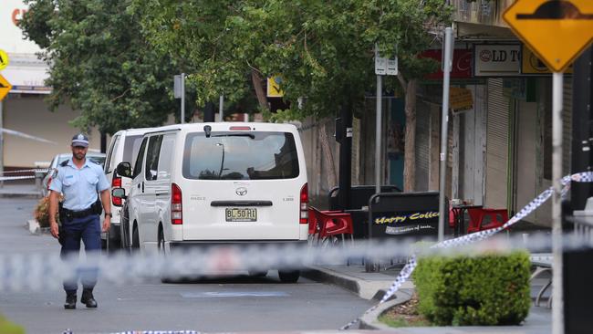 The cafe where Ho Ledinh was killed remains a crime scene today. Picture: John Grainger