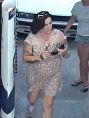 Wanted for questioning about shop stealing from Chemist Warehouse on Saturday March 30, 2019, 1.15pm. Photo: Police Media