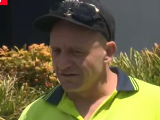 A 45-year-old man was arrested after attempting to steal a skills testing machine at Parabanks Shopping Centre. Picture: Nine News