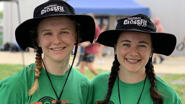 Mackenzie Bennett (left) and Josie Jamieson-Bews at the 2022 Mackay Mayhem event. Picture: Duncan Evans