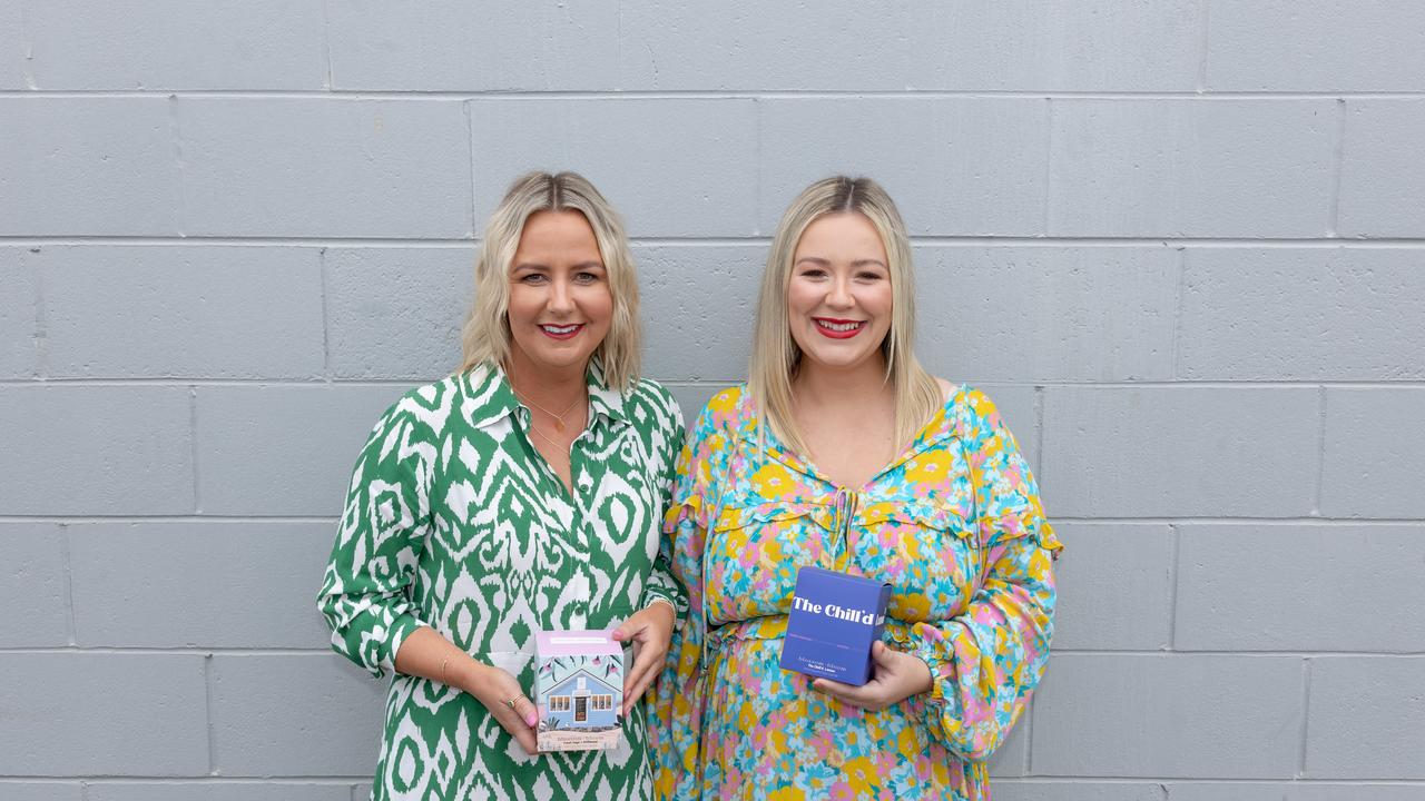 Colourful candle company, Blossom + Bloom was started by sister-in-laws Teagan Scott and Dani Scott. Photo: Ginger + Mint