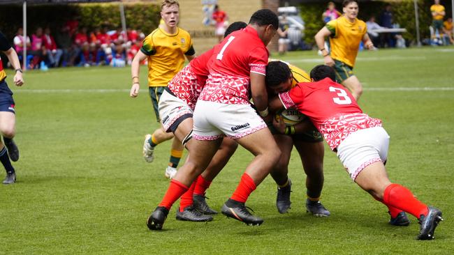 The Australians won their match against Tonga.