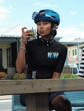Alifia loved cycling and the Tour Down Under. Picture: Instagram