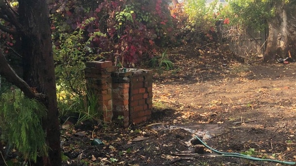 The garden at 2 Red Chapel Ave, Sandy Bay after it was altered from its original heritage state. Source: SUPPLIED.