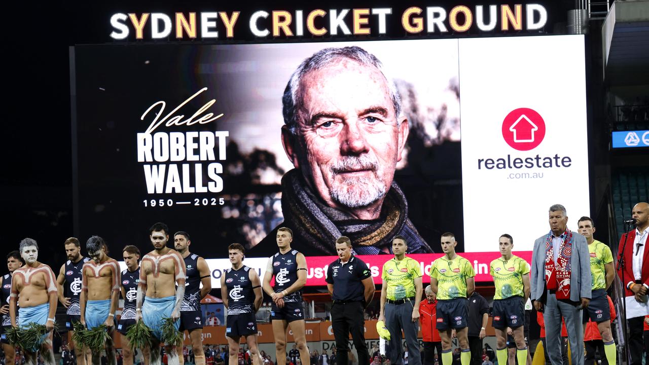 There was a moment of silence for Robert Walls before the game. (Photo by Phil Hillyard)