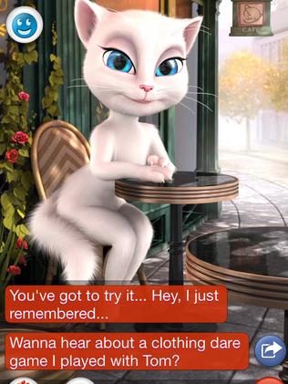 Talking Angela Warning