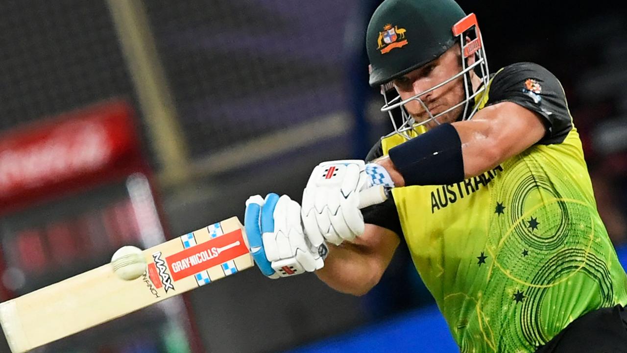 Captain Aaron Finch says Australia is still a very good team. Picture: Aamir Qureshi / AFP