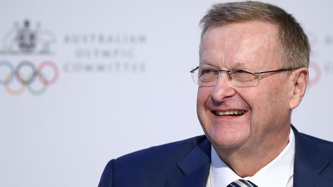 AOC president John Coates after winning re-election earlier this month