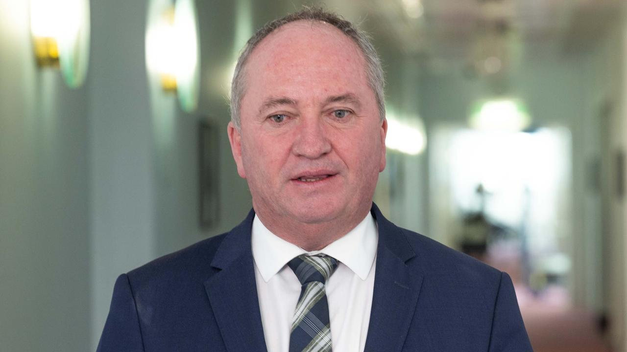 Barnaby Joyce made the concession during a fiery interview with Patricia Karvelas. Picture: NCA NewsWire / Gary Ramage