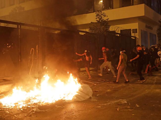 Anger has grown across Lebanon after a massive blast rocked Beirut. Picture: AFP