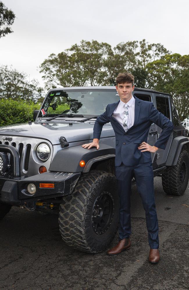 Graduate Matthias Browne at Toowoomba Christian College formal at Picnic Point, Friday, November 29, 2024. Picture: Kevin Farmer