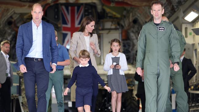 All three Wales kids are now in school. Picture: Chris Jackson/Getty Images