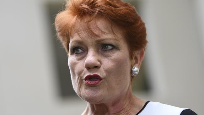 One Nation leader Pauline Hanson says she is concerned about sentencing in Victoria. Picture: AAP/Lukas Coch