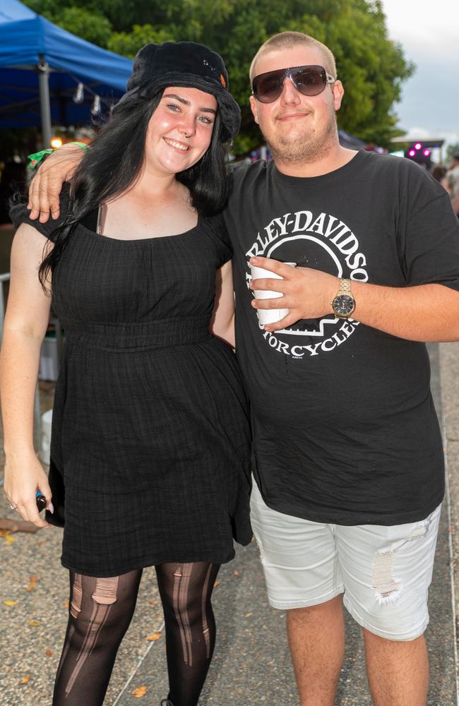 Talia Benjamin and Rylan McKie at Rhythm on the Reef Saturday 30 September 2023 Picture: Michaela Harlow