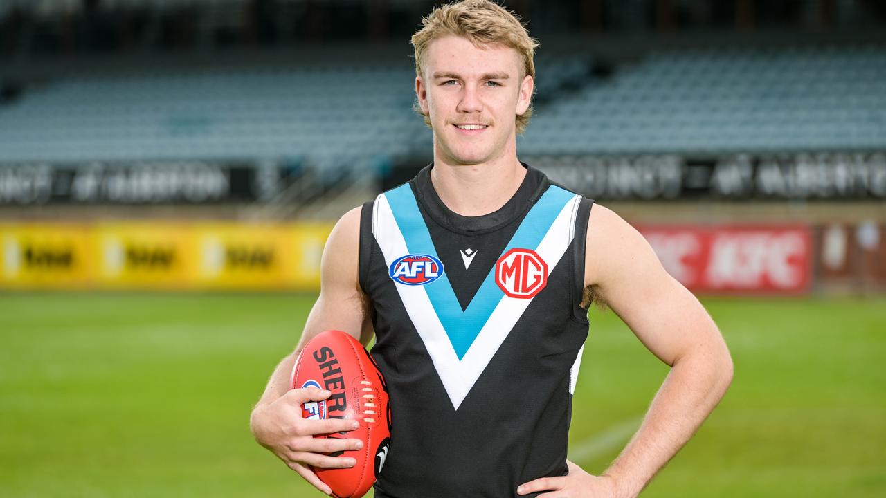 Jason Horne-Francis forced a trade out of North Melbourne to Port Adelaide after just one year. Picture: Brenton Edwards