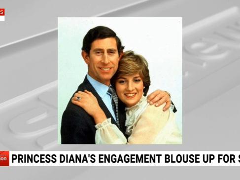 Princess Diana’s iconic engagement blouse is up for sale