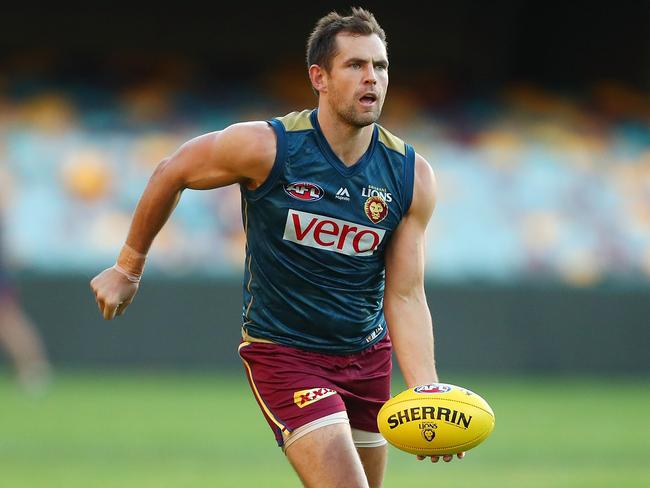 Brisbane veteran Luke Hodge wound back the SuperCoach clock to his days as a premiership-winning Hawk. Picture: Getty Images