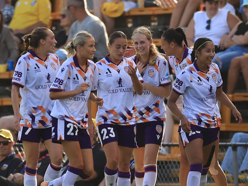 Hana Lowry inspired the equaliser for Perth. Picture: Mark Evans/Getty Images