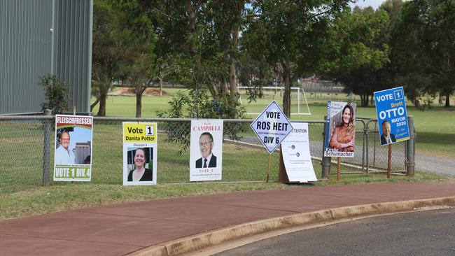 Here's the candidates, but where's all the voters? Photo: Laura Blackmore