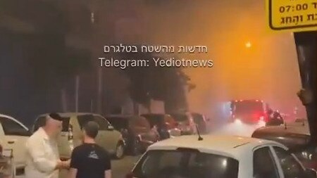 Explosion in Tel Aviv. Photo: X