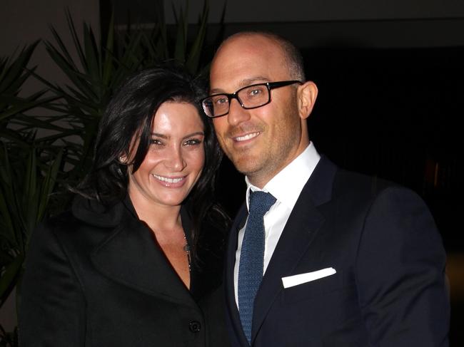 Monica Saunders-Weinberg and Richard Weinberg at the 2011 Gold Dinner at Wingadal Place, Point Piper, eastern Sydney.