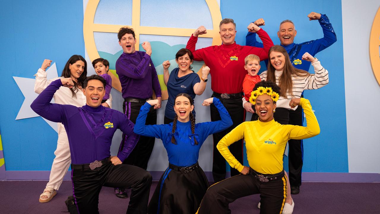 The new song, Water Saving Superheroes, features the full Wiggles cast. Picture: Supplied