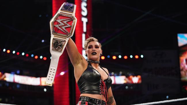 Adelaide’s own Rhea Ripley is taking the WWE by storm. Photo: WWE