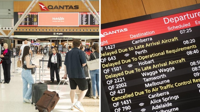 Qantas engineers have walked off the job for 24 hours over pay disputes. Picture: NEwsWire