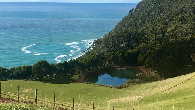 Table House Farm at Table Cape, near Wynyard Tasmania.