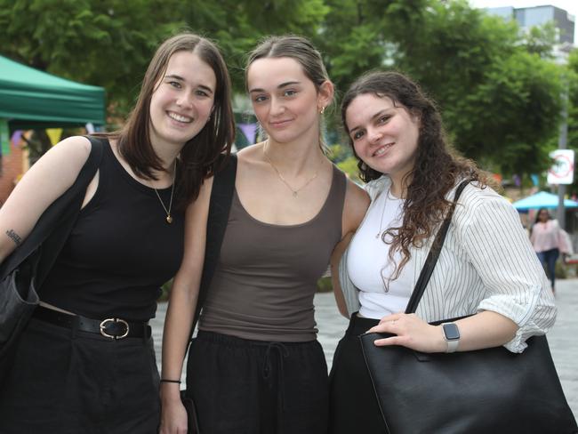 Students soak in O-Week at UniSA City West campus. Picture: Dean Martin