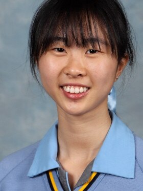 Angela Yu obtained a perfect score of 99.95 and is St Catherine's School Toorak's 2022 dux. Picture: Supplied.