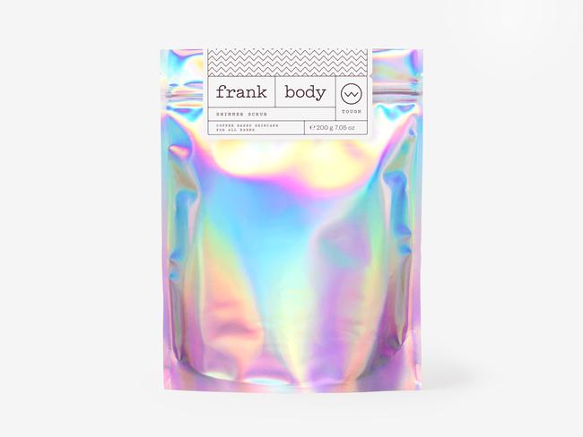 The Frank Body Shimmer Scrub. Picture: Frank Body