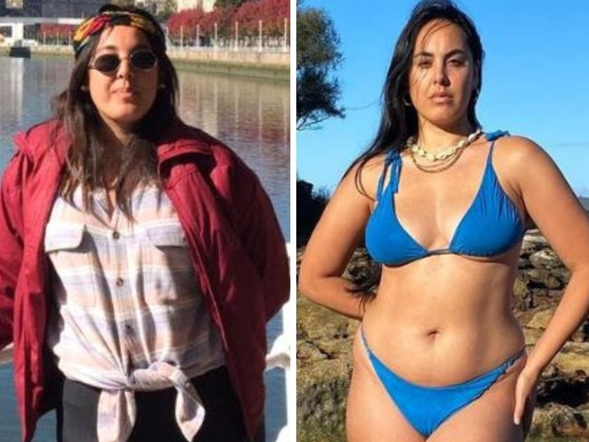 Rusha has lost 22kg after changing her life. Picture: Supplied