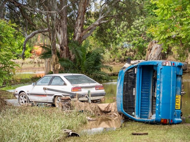 ***FEE WARNING MUST CHECK WITH DT PIC DESK BEFORE USE*** MUST CREDIT***, Eugowra 15th of November 2022: Houses washed off their foundations, cars and other items strewn through the town., Flash Flooding has absolutely smashed this small community. The huge storms late Sunday caused a massive flash flood in the middle of the night,, Picture: Chris Watson/ Farmpix Photography