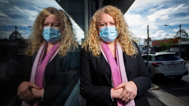 Camberwell doctor Stacey Harris says that her patients, some as young as 12, are needing Antidepressants to get through Victoria's Stage Four lockdown. Picture: Mark Stewart