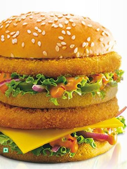 The Veg Maharaja Mac, which is served in McDonald’s in India. The dream.