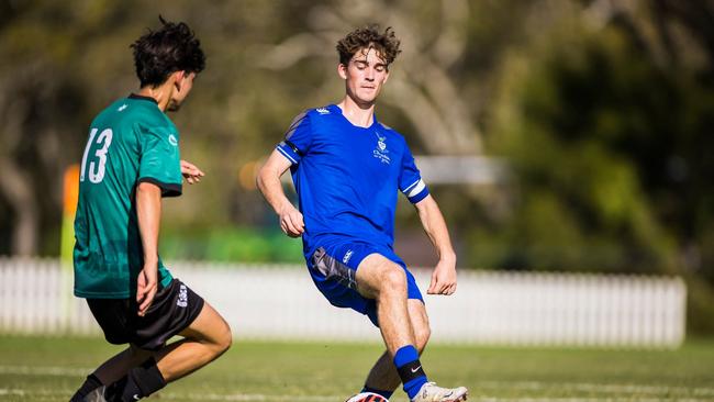 Luke O'Sullivan in action for Churchie.