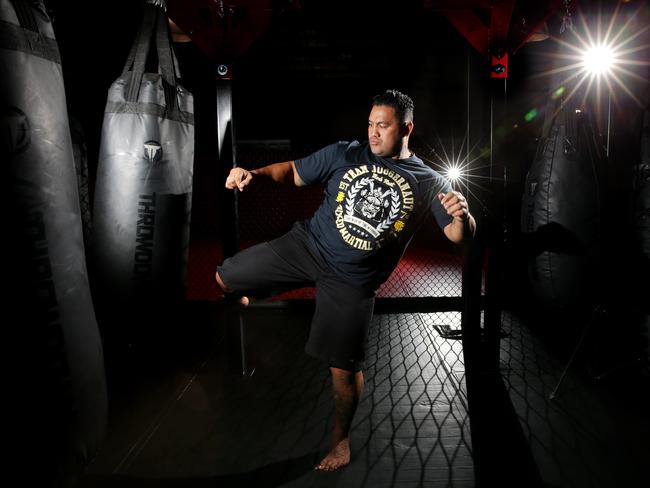 Mark Hunt at the UFC gym in Alexandria.